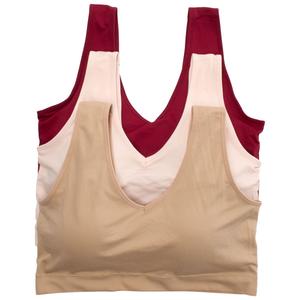 Plus Size Rene Rofe(R) 3pk. Seamless Comfort Bras B28605XH3-BRRM