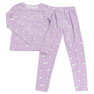 Girls (7-16) Rene Rofe(R) Scottie Dog Snug Fit Pajamas