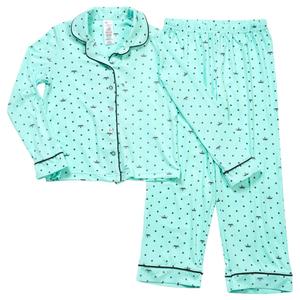 Girls (4-6x) Rene Rofe(R) 2pc. Crown/Dots Pajama Set alternate view