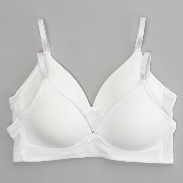 Girls (7-16) Rene Rofe(R) 2pk. Katy Wireless Lightly Padded Bras alternate view