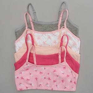Girls (7-14) Rene Rofe(R) 5pk. Joelle Cats/Bows Bralettes