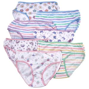Girls Rene Rofe(R) Amber 7pk. Mixed/Stripe Cotton Bikinis alternate view
