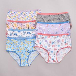 Girls Rene Rofe(R) Betty 7pk. Floral/Cat/Dog Cotton Briefs