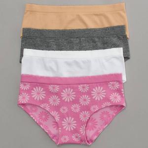 Girls (7-12) Rene Rofe(R) Gracelyn 4pk. Seamless Underwear alternate view