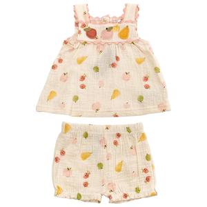 Baby Girl (NB-9M) Adley & Hudson(R) Fruit Top & Shorts Set