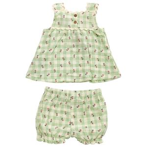 Baby Girl (NB-9M) Adley & Hudson(R) Veggie Top & Shorts Set alternate view