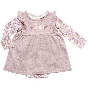 Baby Girl (NB-9M) Rene Rofe(R) Mama's Bestie Floral & Marled Jumper