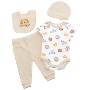 Baby Boy (NB-9M) Rene Rofe(R) Animal 4pc. Pants Set w/Hat