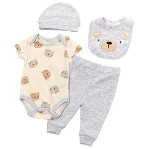Baby Boy (NB-9M) Rene Rofe(R) 4pc. Bear Pants Set