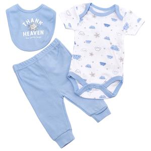 Baby Boy (NB-9M) baby views(R) 3pc. Heaven Turn Me Around Set