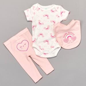 Baby Girl (NB-9M) baby views(R) Pink Heaven 3pc. Turn Me Around Set