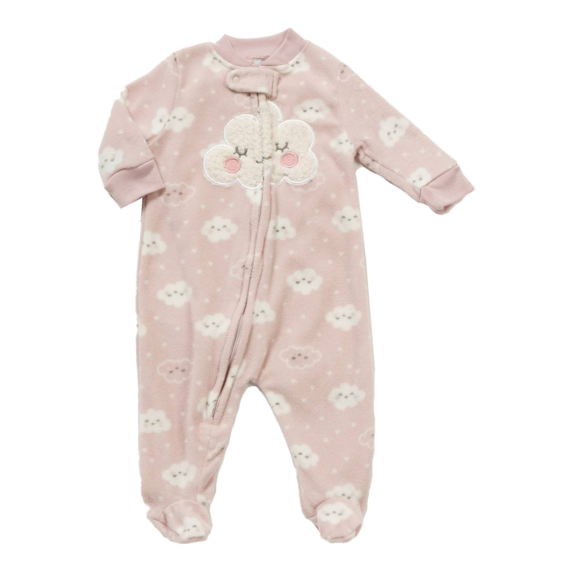 Baby Girl (NB-9M) Bon Bebe Cloud Microfleece Footie Pajamas
