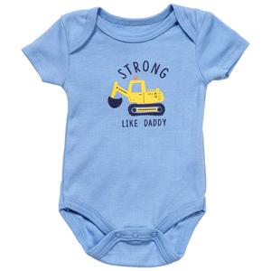 Baby Boy (NB-9M) baby views(R) Strong Like Daddy Bodysuit