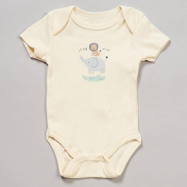 Baby Boy (NB-9M) baby views(R) Stay Wild Safari Bodysuit