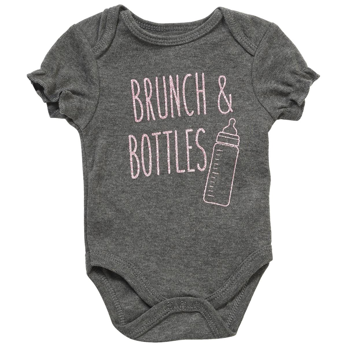 Baby Girl (NB-9M) Wild Child Brunch & Bottles Bodysuit