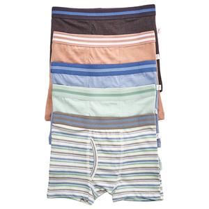 Toddler Boy Poppy & Clay Wanderer 5pk. Stripe & Solid Boxer Brief