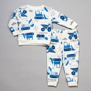 Baby Boy (12-24M) bon bebe(R) 2pc. Construction Jogger Set