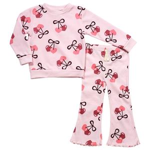 Baby Girl (12-24M) bon bebe(R) 2pc.Bow & Heart Top & Leggings Set