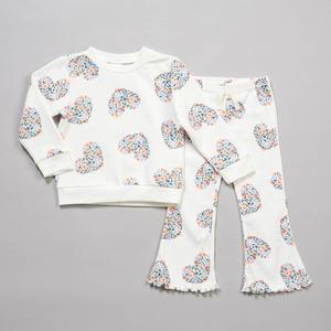 Baby Girl (12-24M) bon bebe(R) 2pc. Floral Heart Top & Leggings Set