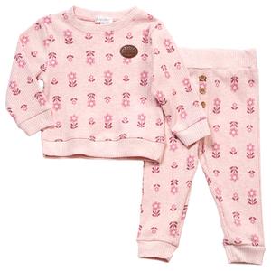 Baby Girl (12-24M) Emily & Oliver 2pc. Floral Joggers Set