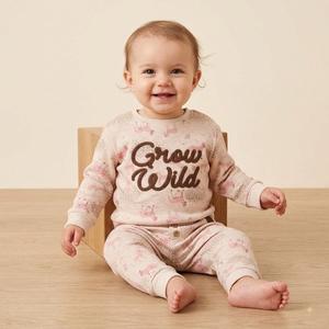 Baby Girl (12-24M) Emily & Oliver 2pc. Grow Wild Horse Jogger Set