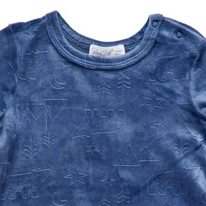 Baby Boy (12-24M) Rene Rofe(R) 3pc. Top & Pants Set w/ Socks - Blue alternate view