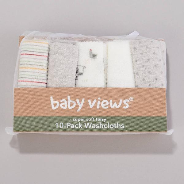 baby views(R) 10pk. Farm Washcloths