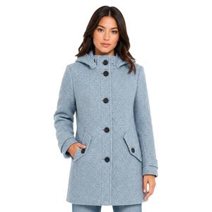 Womens Maralyn & Me Single Breasted Boucle Coat alternate view