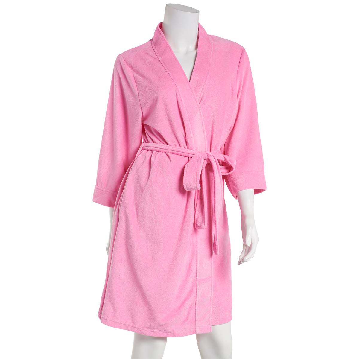 Womens Jaclyn Long Sleeve Honey Knit Kimono Robe