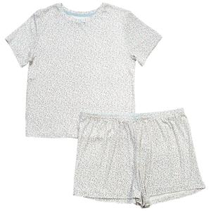 Womens Sincerely Jules Short Sleeve Pointelle Boxer Pajama Set