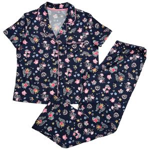 Juniors Derek Heart Queen of Roses & Long Leg Pajama Set