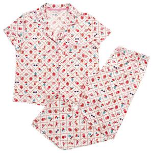 Juniors Derek Heart Vegas Cowgirl Tee & Long Leg Pajama Set