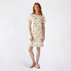 Womens Laura Ashley(R) Ghost Lettuce Edge Nightgown