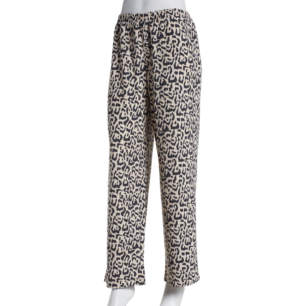 Womens Jaclyn Tasha Leopard Pajama Pants