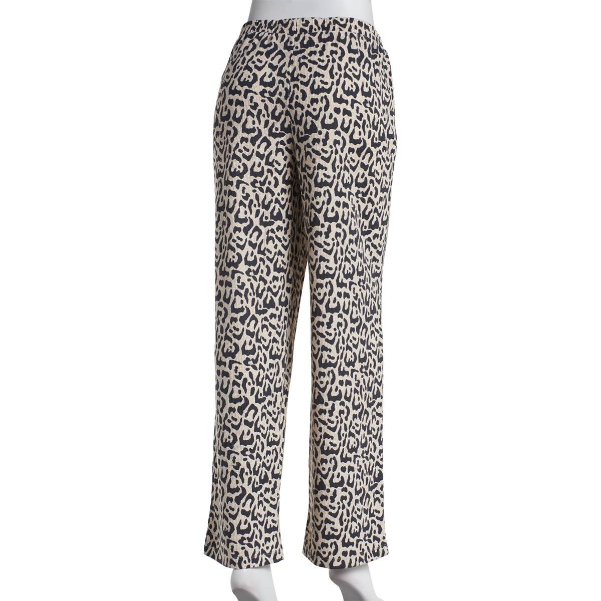 Womens Jaclyn Tasha Leopard Pajama Pants
