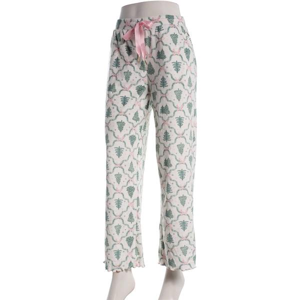 Womens Sincerely Jules Tree Velour Pajama Bottoms