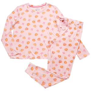 Womens Sincerely Jules Pumpkins & Bows Joggers Pajama Set alternate view