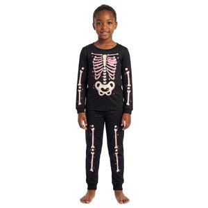 Girls Jaclyn Kid Family of Skeletons Joggers Pajama Set