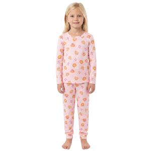 Girls Sincerely Jules Pumpkins & Bows Joggers Pajama Set