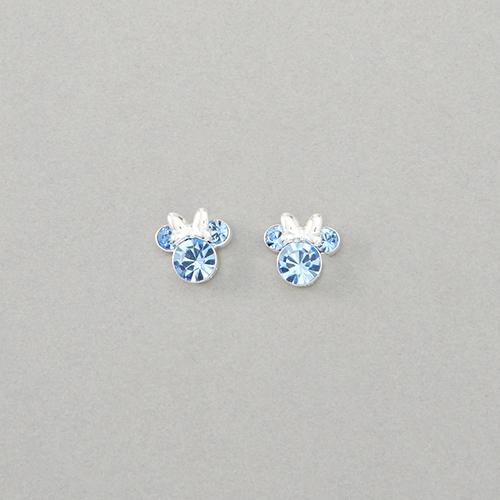 Disney Minnie Mouse December Birthstone Stud Earrings