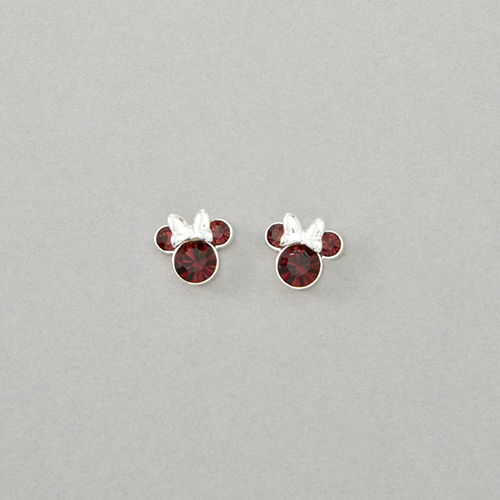 Disney Minnie Mouse January Birthstone Stud Earrings