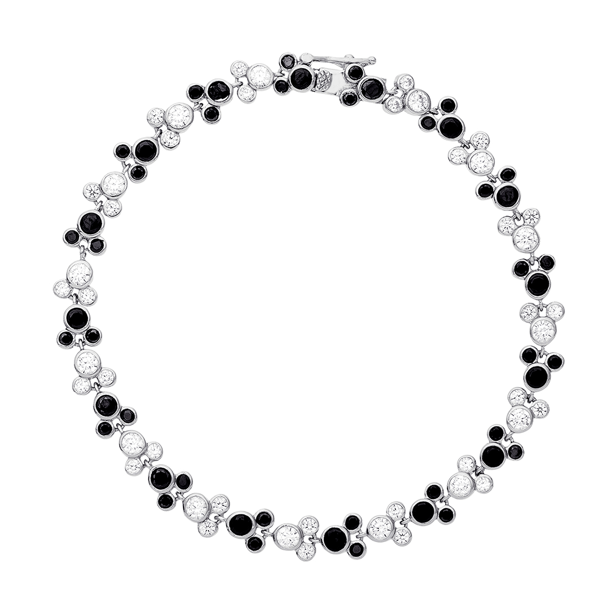 Splendere 7.25in. CZ Mickey Mouse Tennis Bracelet