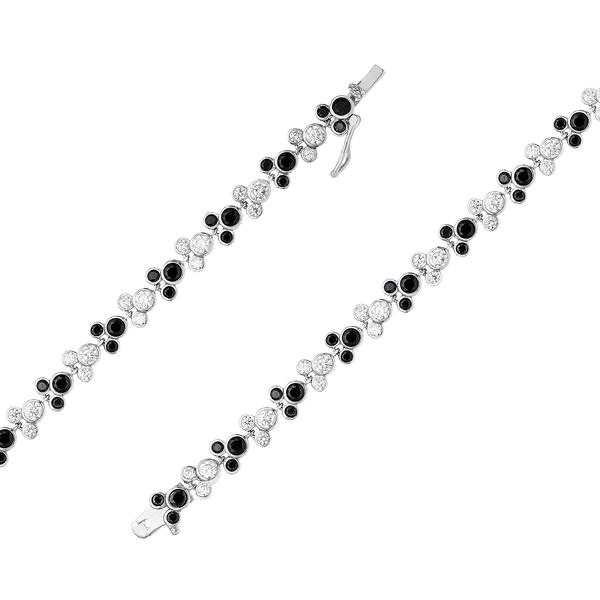 Splendere 7.25in. CZ Mickey Mouse Tennis Bracelet alternate view