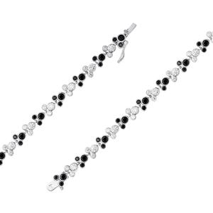 Splendere 7.25in. CZ Mickey Mouse Tennis Bracelet alternate view