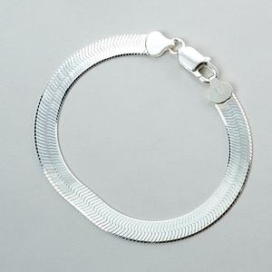 Ellen Tracy Sterling Silver Omega Bracelet