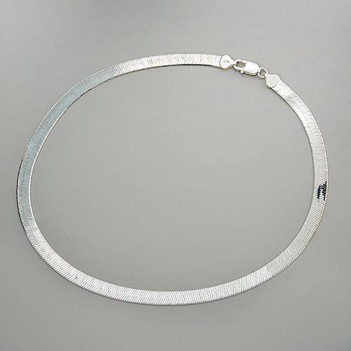 Ellen Tracy Sterling Silver Omega Necklace