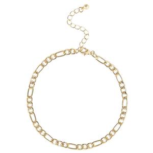 Jessica Simpson Imitation Yellow Gold Plated Multi Anklet Set alternate view