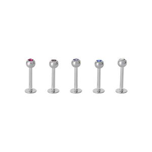 18 Gauge Stainless Steel 5pc. Nose Ring Set alternate view
