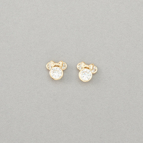 Disney 10kt. Gold Minnie Mouse Stud Earrings