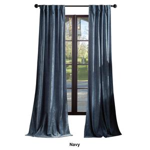 Martha Stewart Naples Chenille Back Tab Panel Curtain alternate view